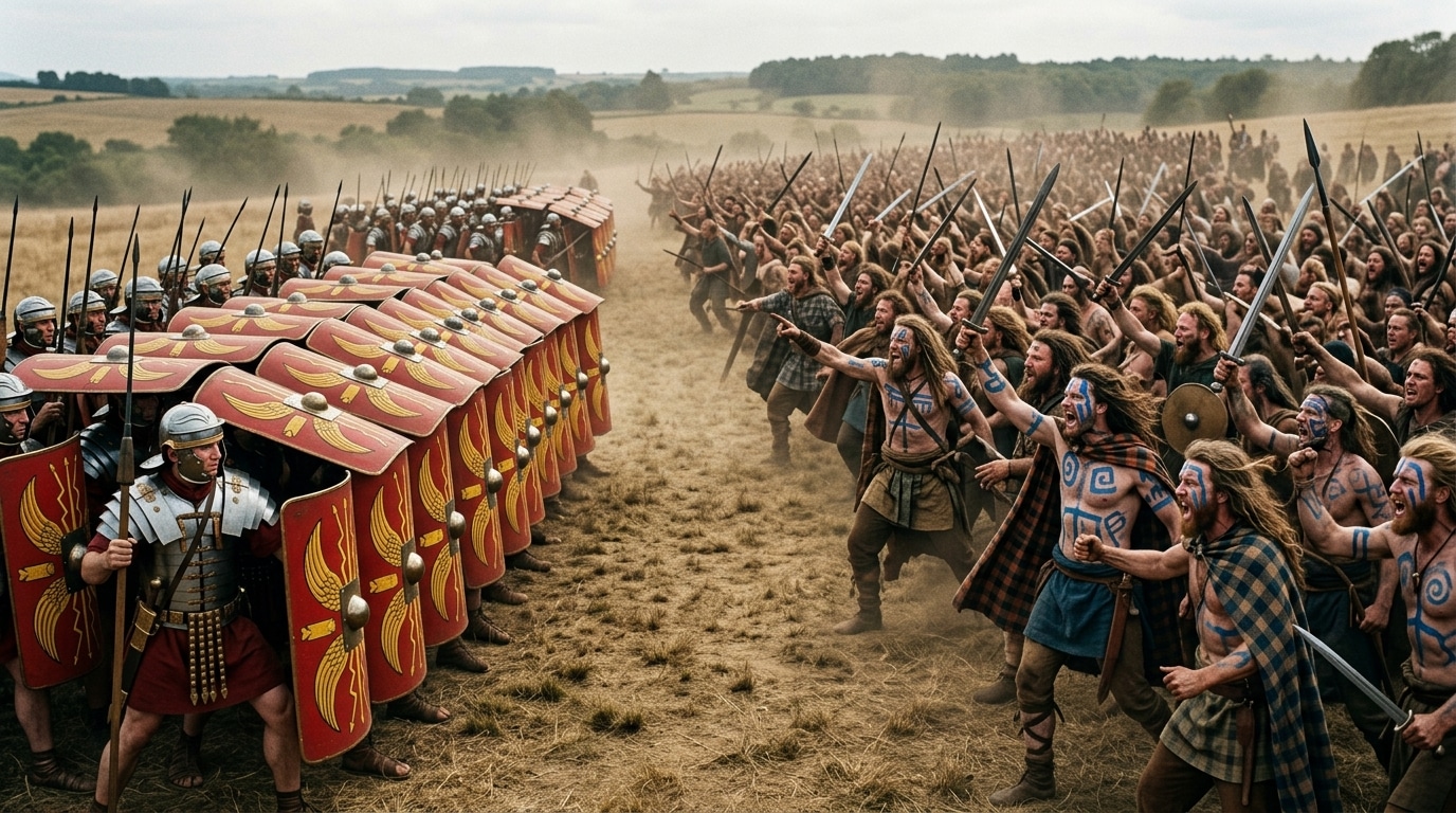 Celtic warriors vs Roman legiona… 202607032149